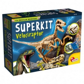 Lisciani Малък гений VELOCIRAPTOR - Супер комплект